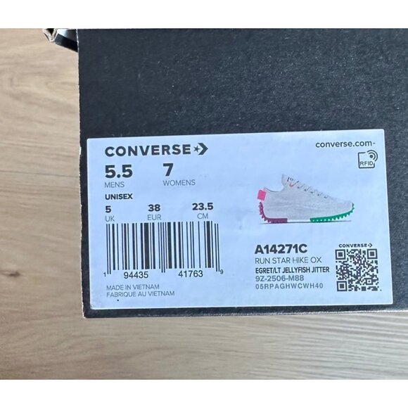 ❤️Converse Run Star Hike Ox Platform Men's Shoes 5.5 Color Pop Sneaker A14271C - Picture 7 of 10